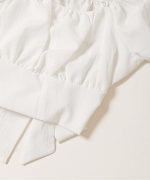 バックリボンブラウス