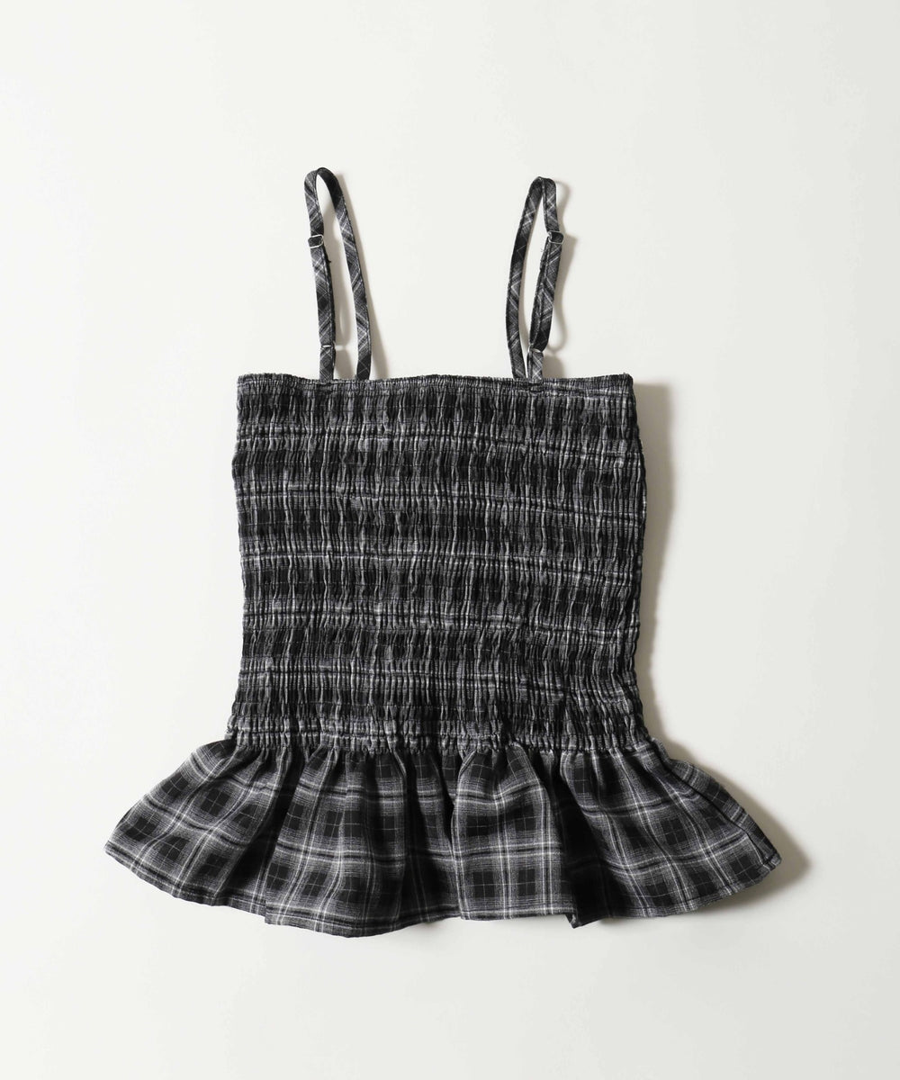 ローズチョーカーセットチェックベアトップ