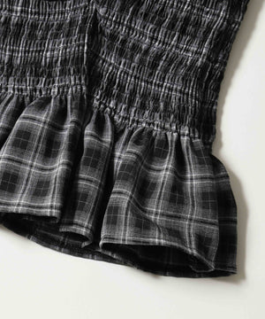 ローズチョーカーセットチェックベアトップ