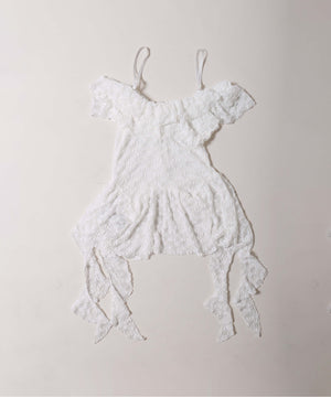 オフショルレースキャミワンピース