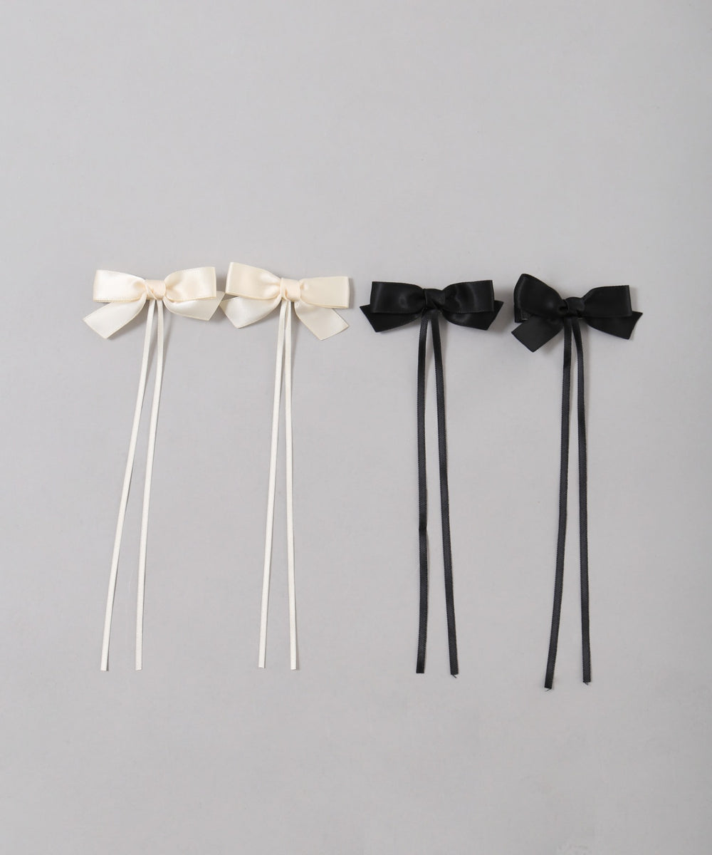 ロングリボンピン(2個セット)