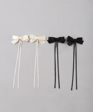 ロングリボンピン(2個セット)