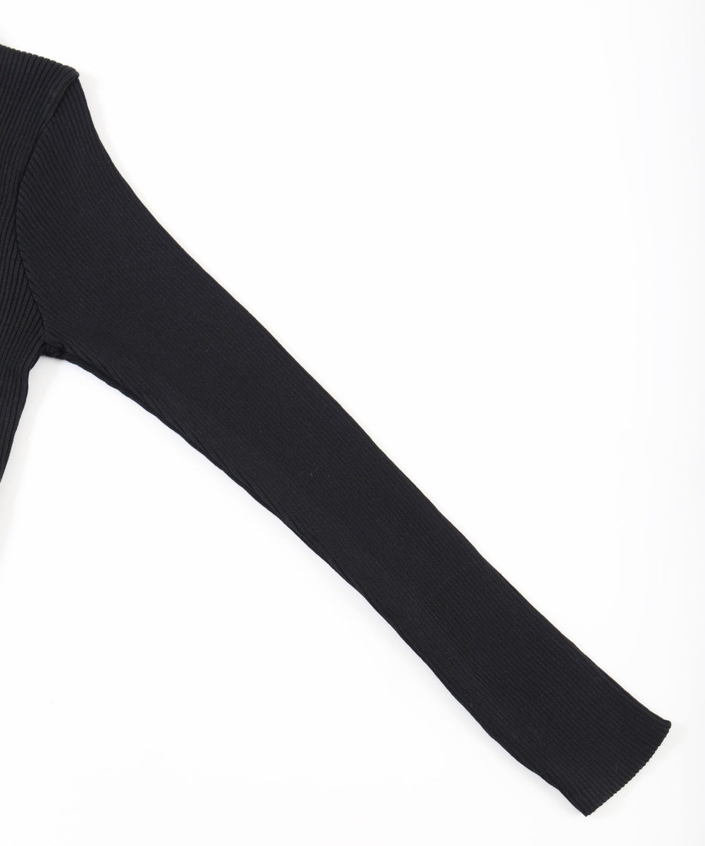 コンパクトジップカーディガン