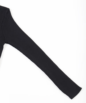 コンパクトジップカーディガン