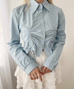 ブルー モデル：160㎝ F着用