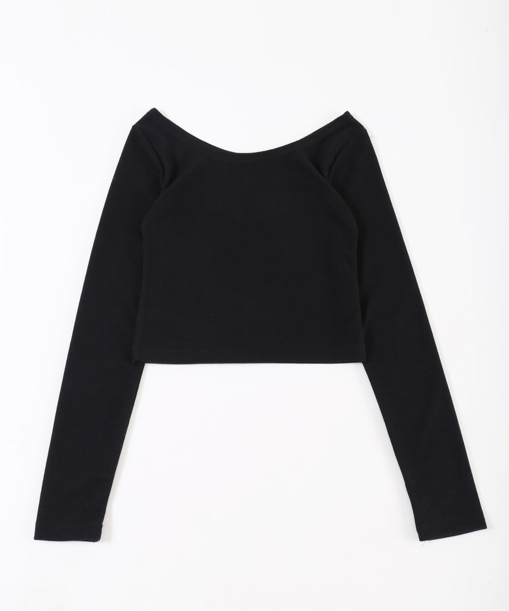 チョーカー付きトップス