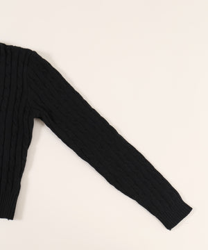 コンパクトケーブルカーディガン