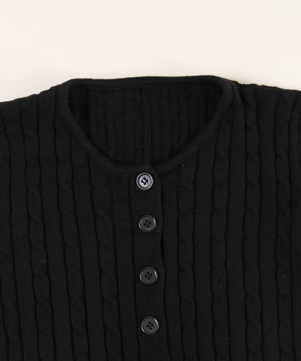 コンパクトケーブルカーディガン