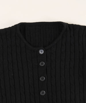 コンパクトケーブルカーディガン