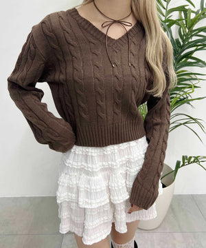 ブラウン モデル：160㎝ F着用