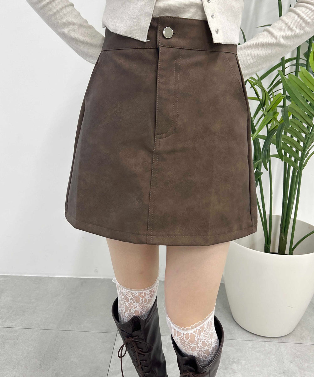 PUミニスカート