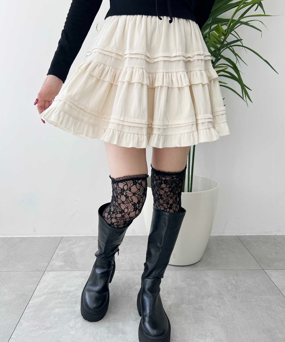 ボリュームフリルスカート