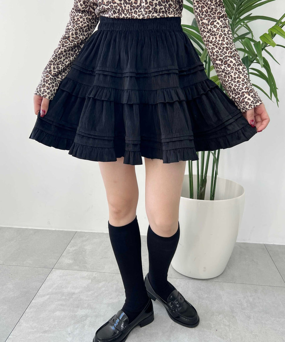 ボリュームフリルスカート