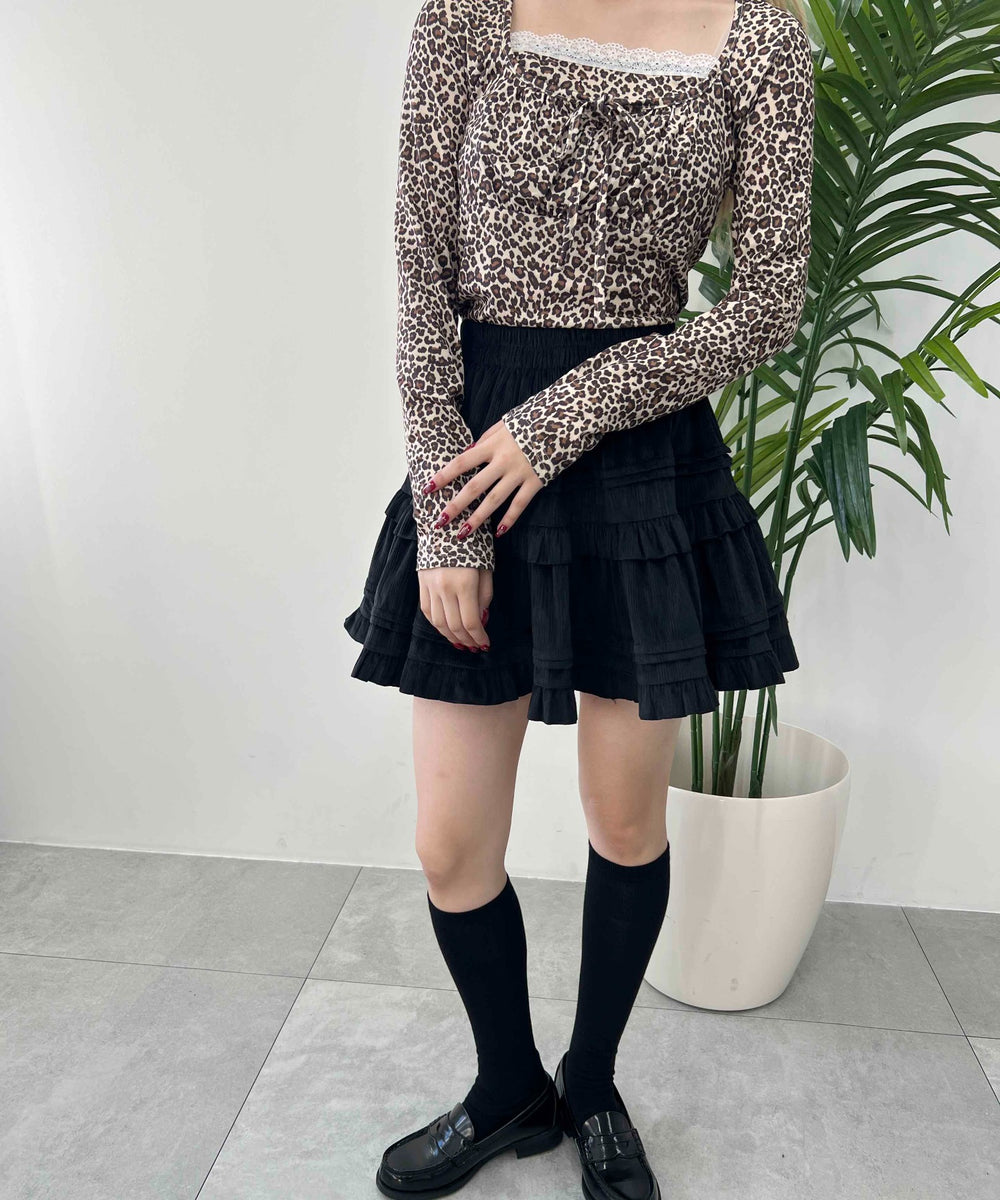 ボリュームフリルスカート