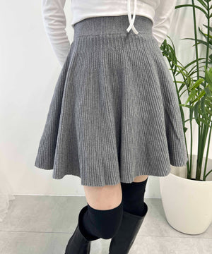 ニットフレアスカート