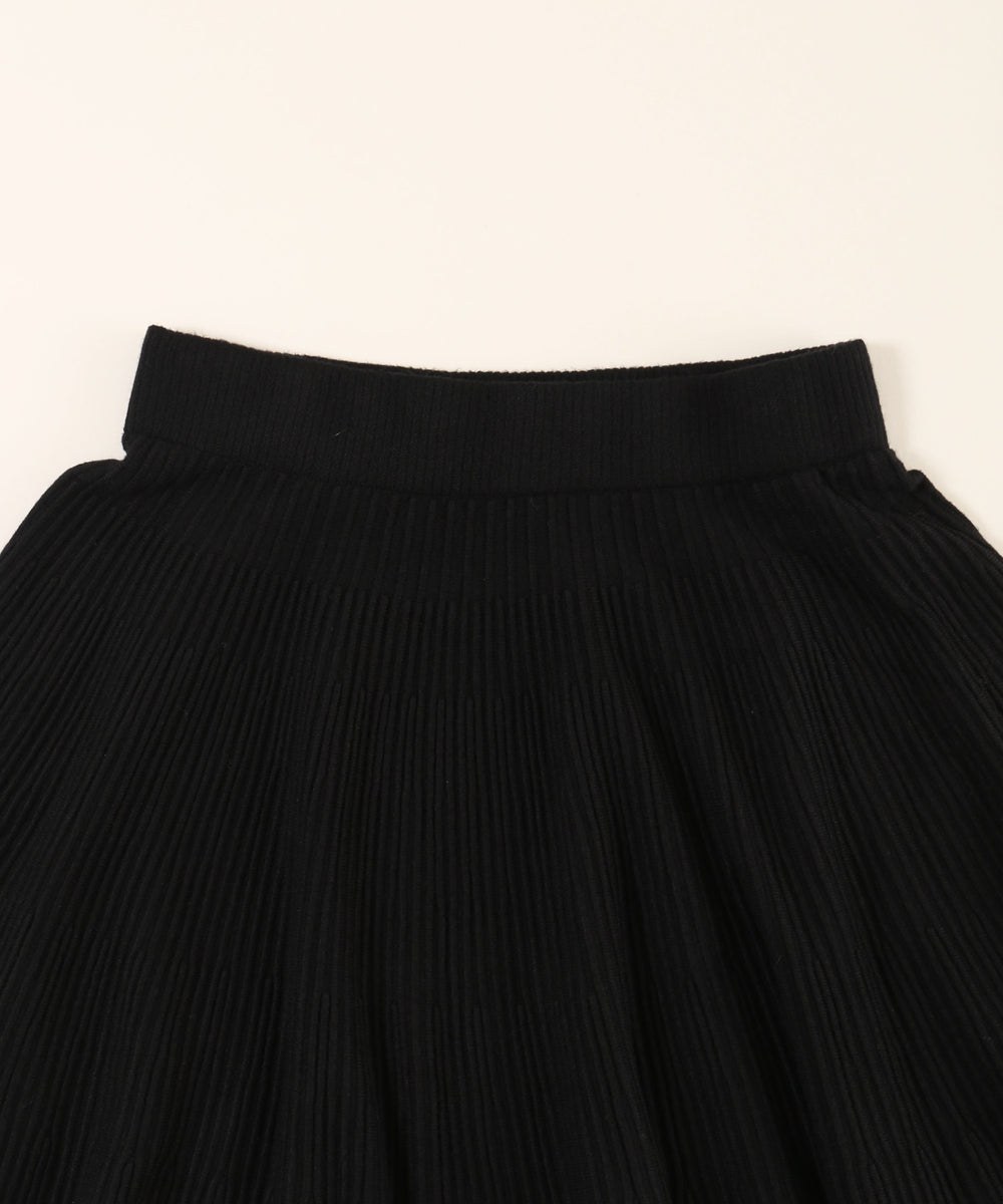 ニットフレアスカート