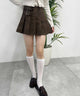 サイドベルトPUスカート