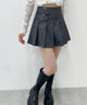 サイドベルトPUスカート