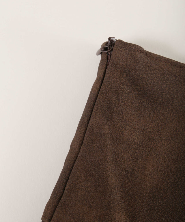 サイドベルトPUスカート