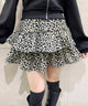 レオパードティアードミニスカート