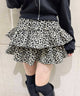 レオパードティアードミニスカート