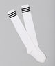 3ラインニーハイソックス/ホワイト