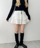 フリルティアードミニスカート