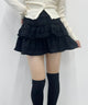 フリルティアードミニスカート