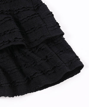 フリルティアードミニスカート