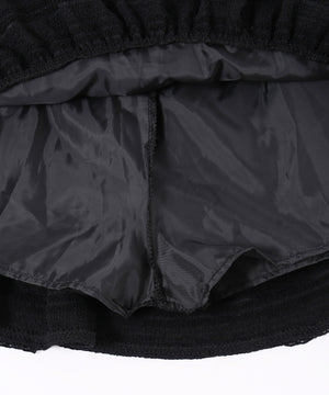 フリルティアードミニスカート