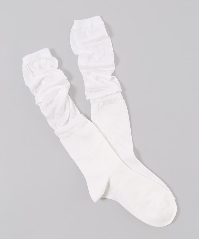 シアー切り替えハイソックス