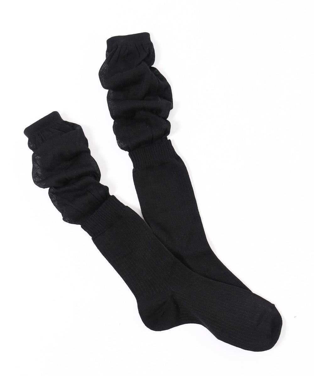 シアー切り替えハイソックス