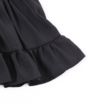 シフォンティアードミニスカート