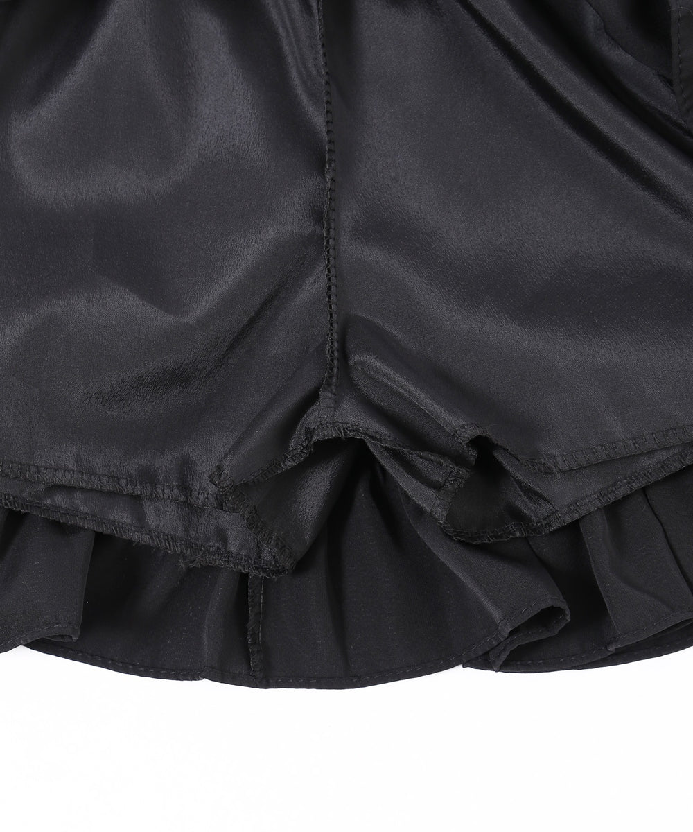 シフォンティアードミニスカート