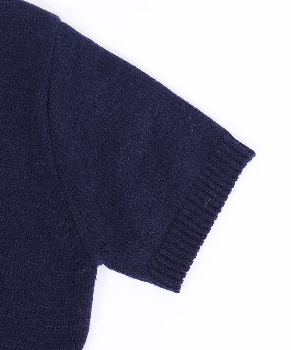 カレッジロゴコンパクトニット