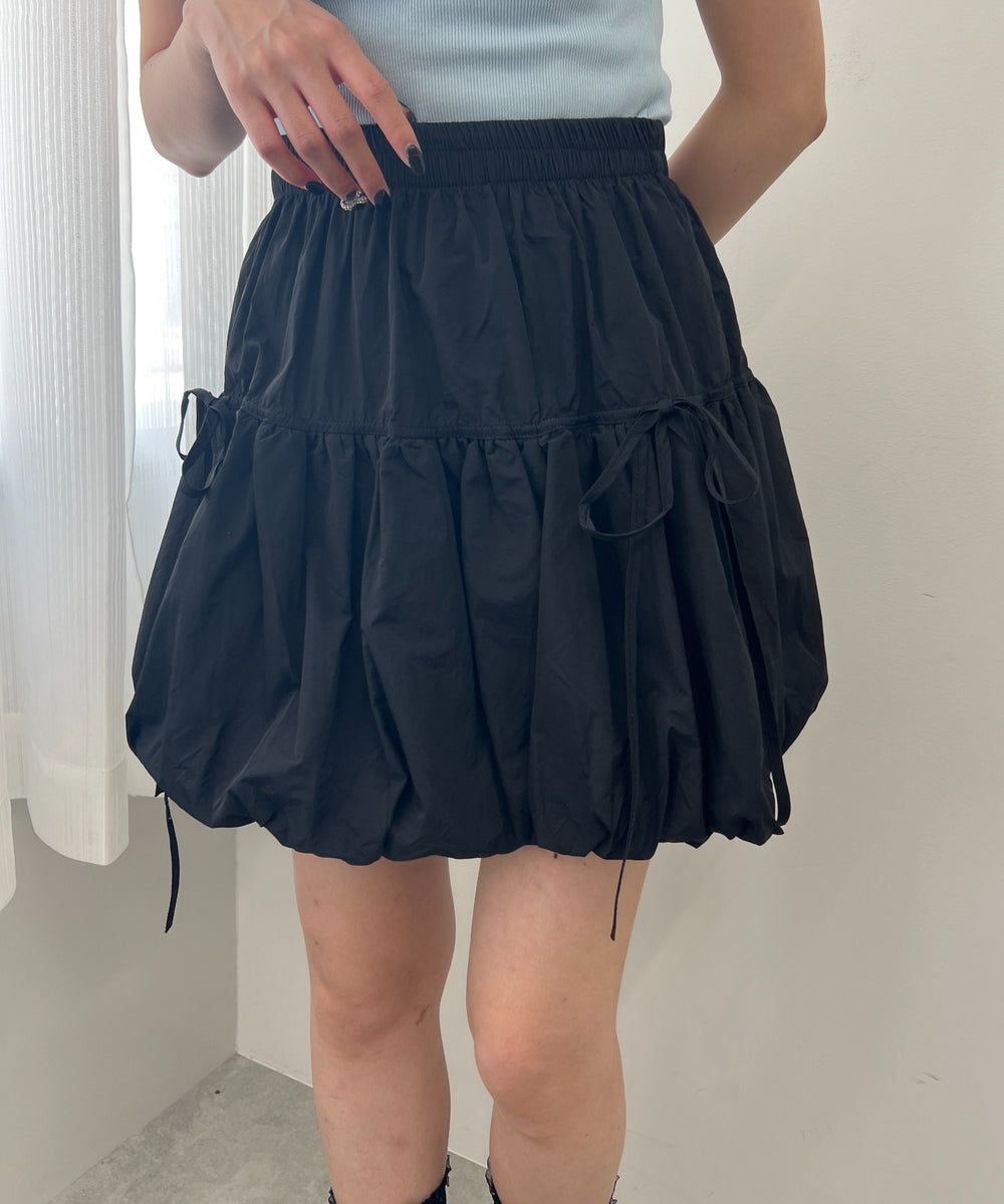 リボンデザインバルーンスカート