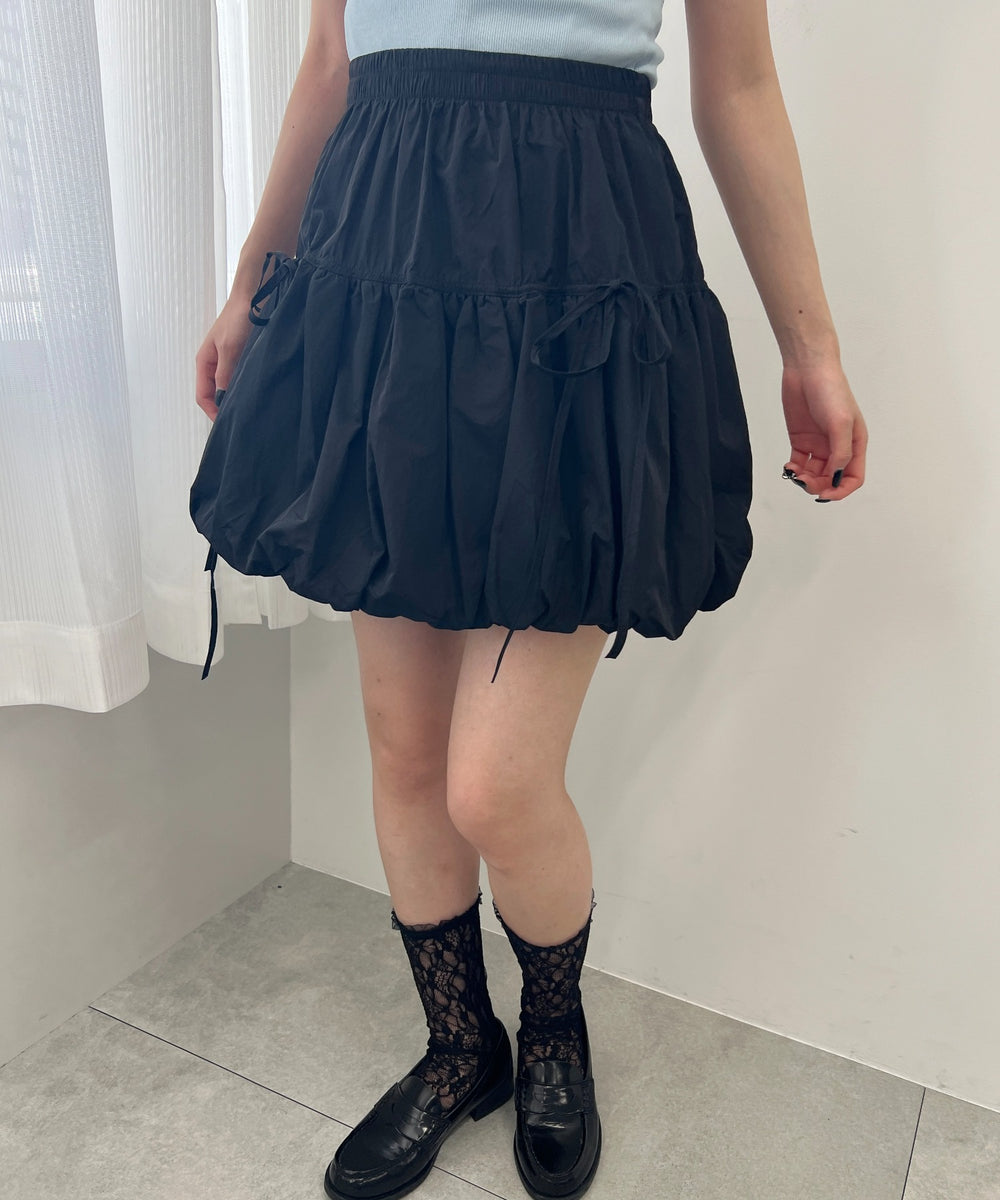 リボンデザインバルーンスカート
