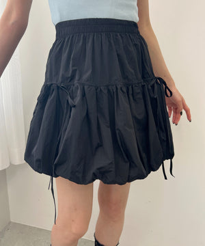 リボンデザインバルーンスカート