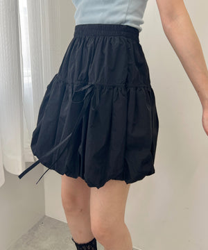 リボンデザインバルーンスカート