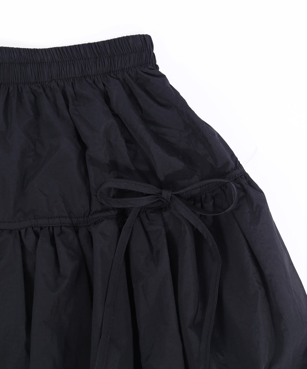 リボンデザインバルーンスカート