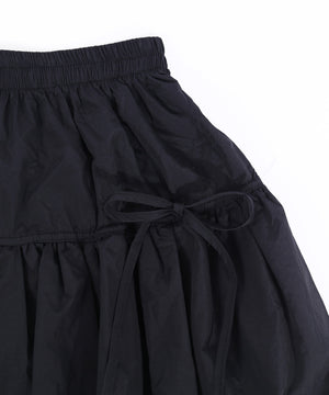 リボンデザインバルーンスカート