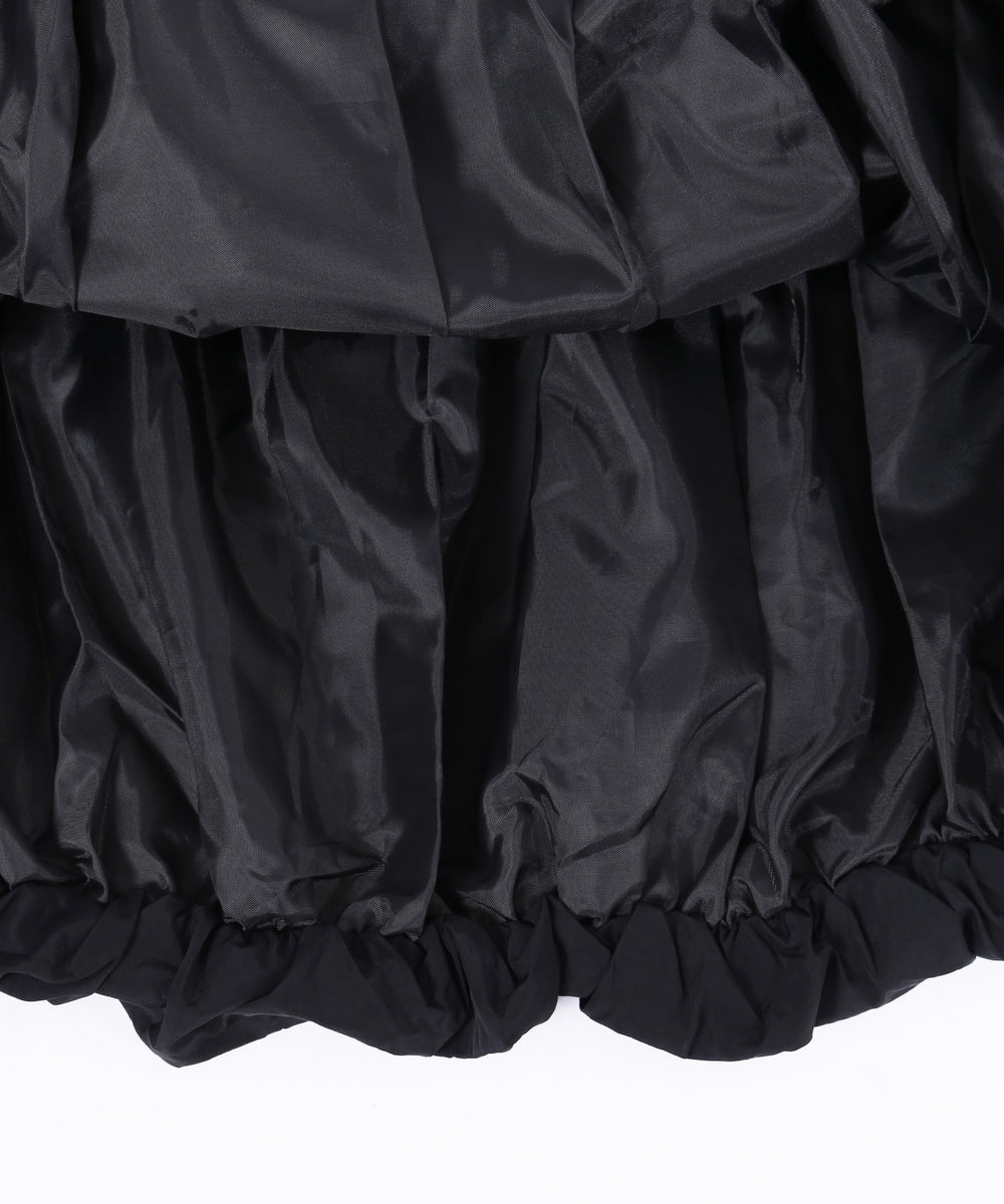 リボンデザインバルーンスカート