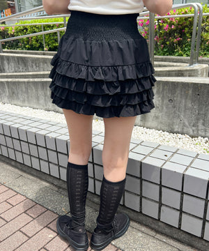 ミニティアードフリルスカート