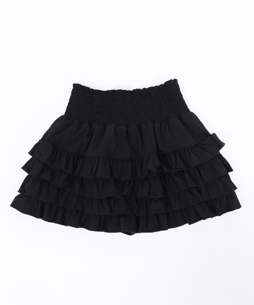 ミニティアードフリルスカート