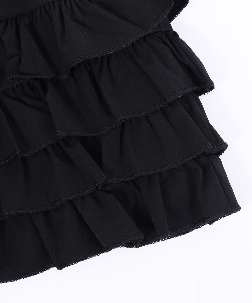 ミニティアードフリルスカート