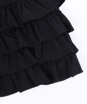 ミニティアードフリルスカート