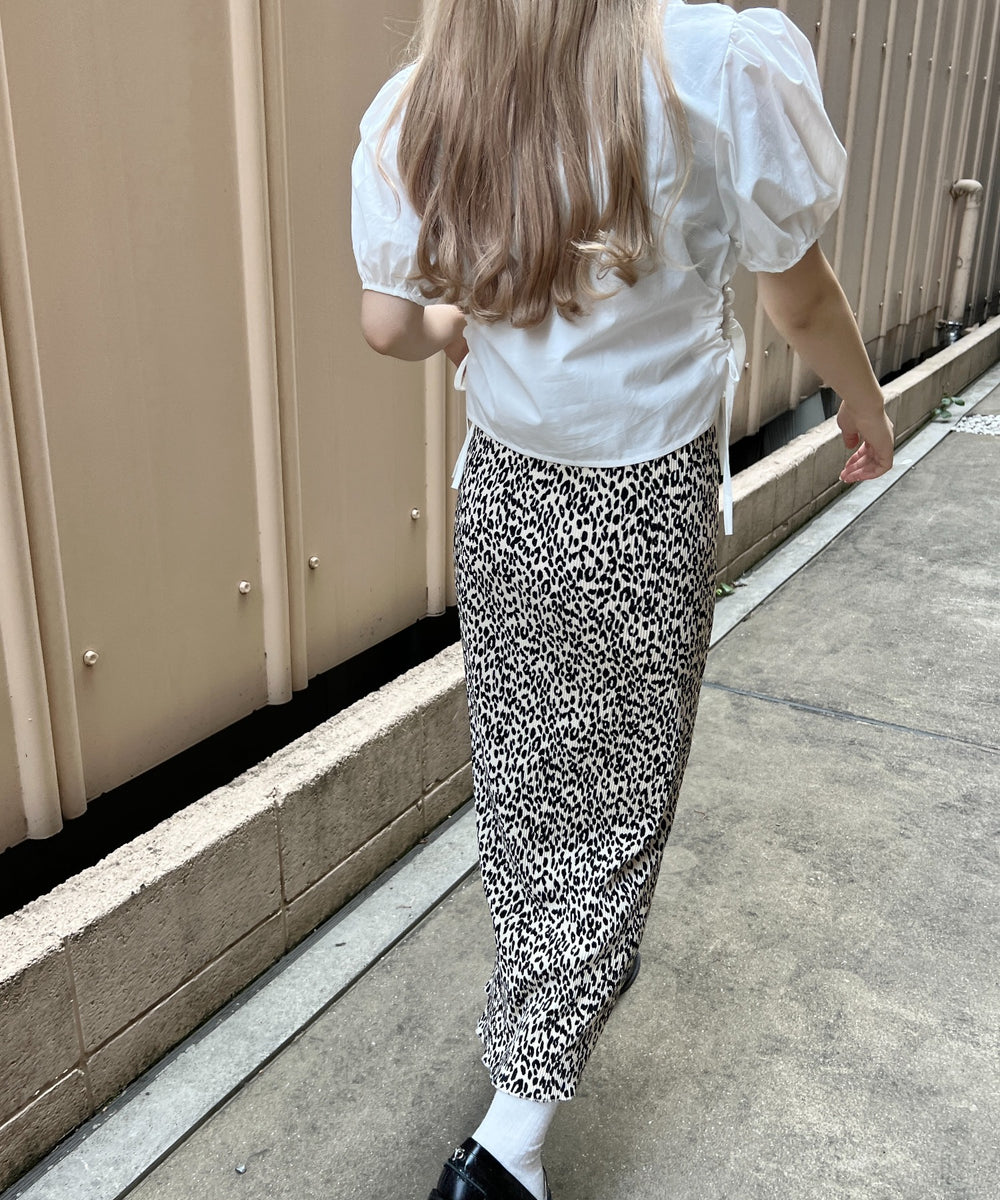 サイドドロストブラウス