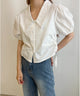 サイドドロストブラウス