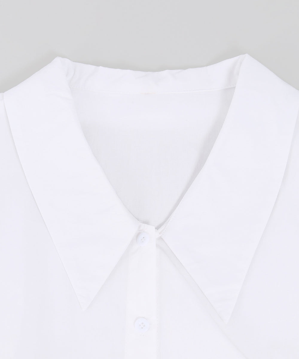 サイドドロストブラウス