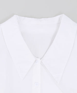 サイドドロストブラウス